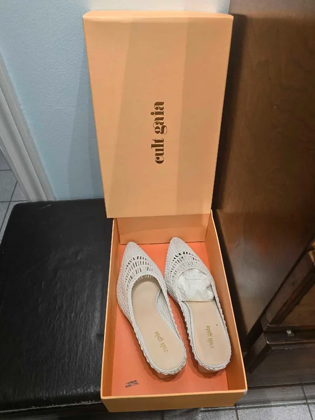 Cult Gaia Woven Heels image indicator(2)