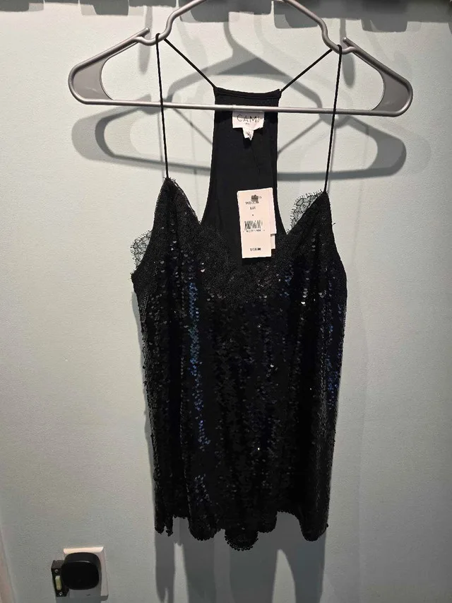 CAMI NYC Sequin Tank Top thumbnail