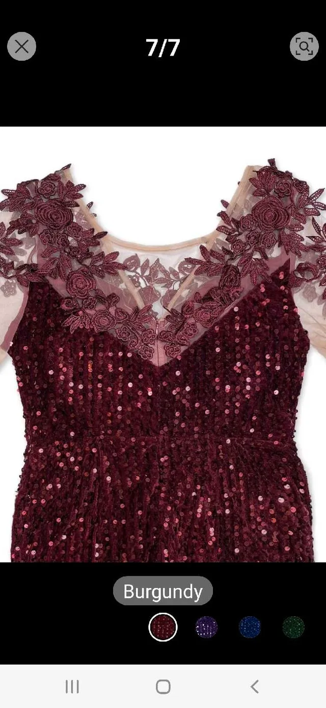 Dress for special occasion - Sequin Lace Gown image indicator(4)