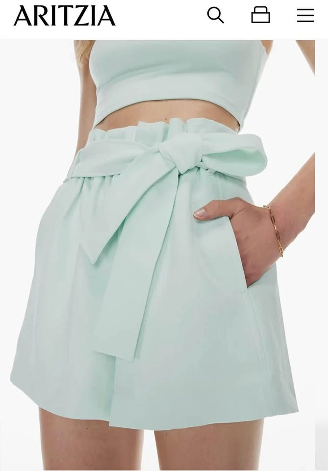 aritzia paper bag shorts size 0 - photo 4