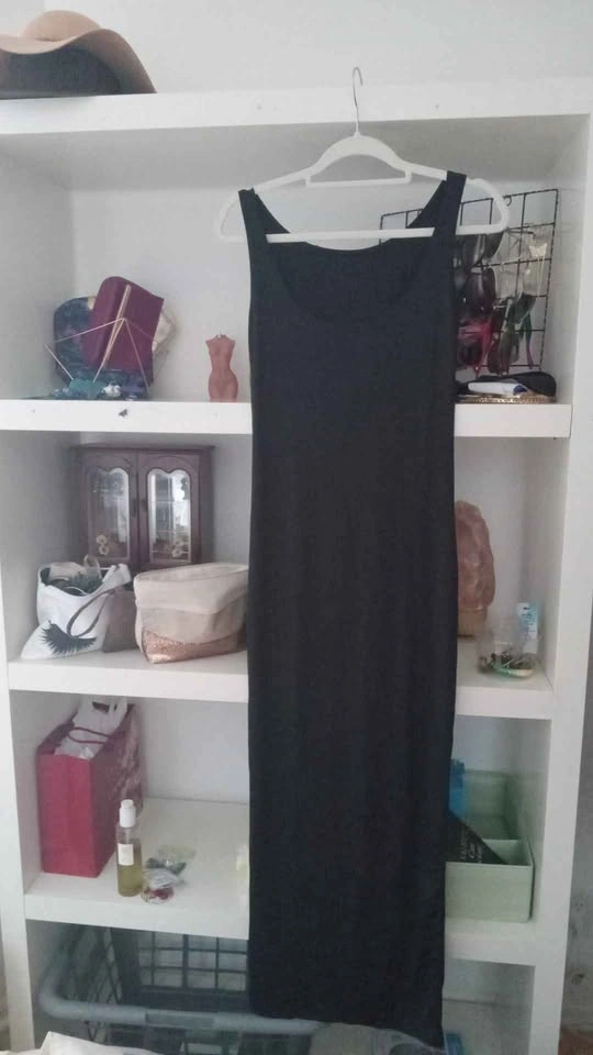 Black sleeveless maxi dress - photo 4