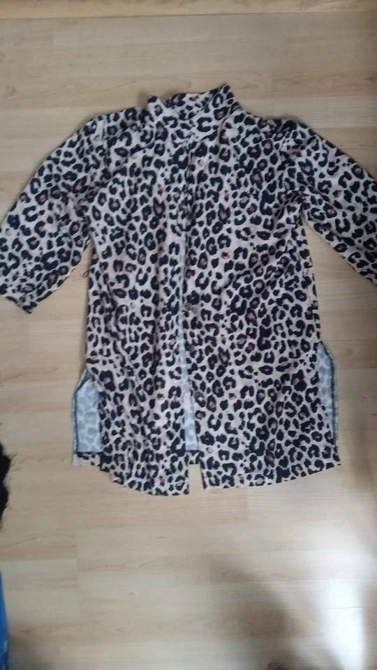 Leopard Print Button-Up Cardigan - photo 2
