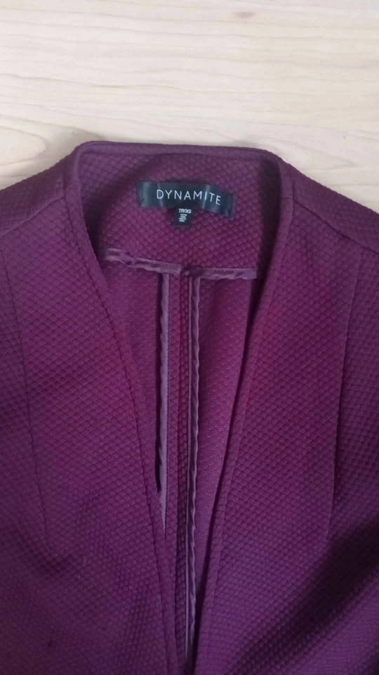 Dynamite maroon blazer XS - photo 2