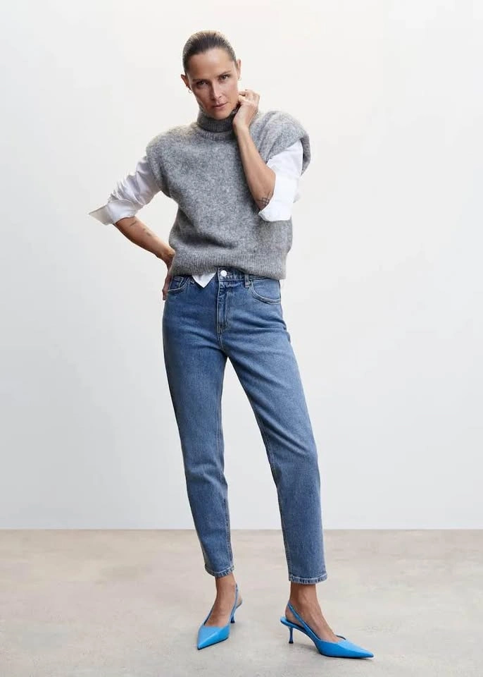Mango mom jeans blue - photo 2