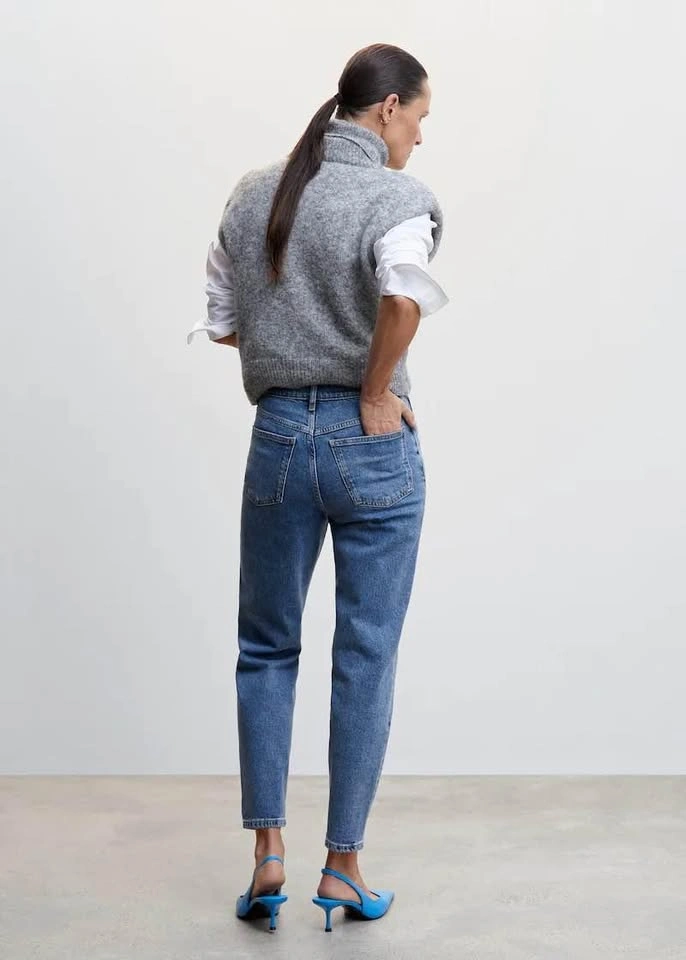 Mango mom jeans blue - photo 3