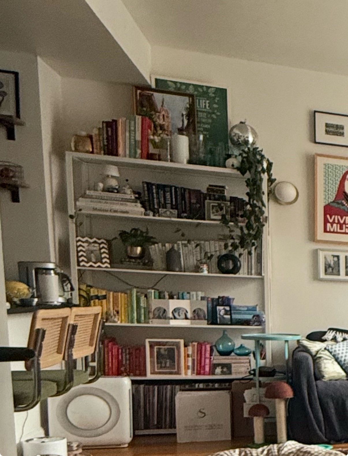 White IKEA bookcase - photo 2