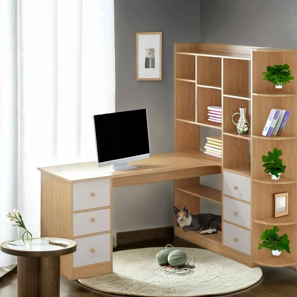 Brand New GD008 Bookcase Integrated Corner Desk - photo 2