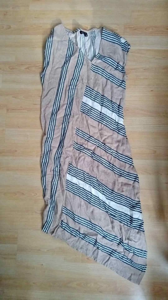 Cotton & Linen Blend Tunic Dress M