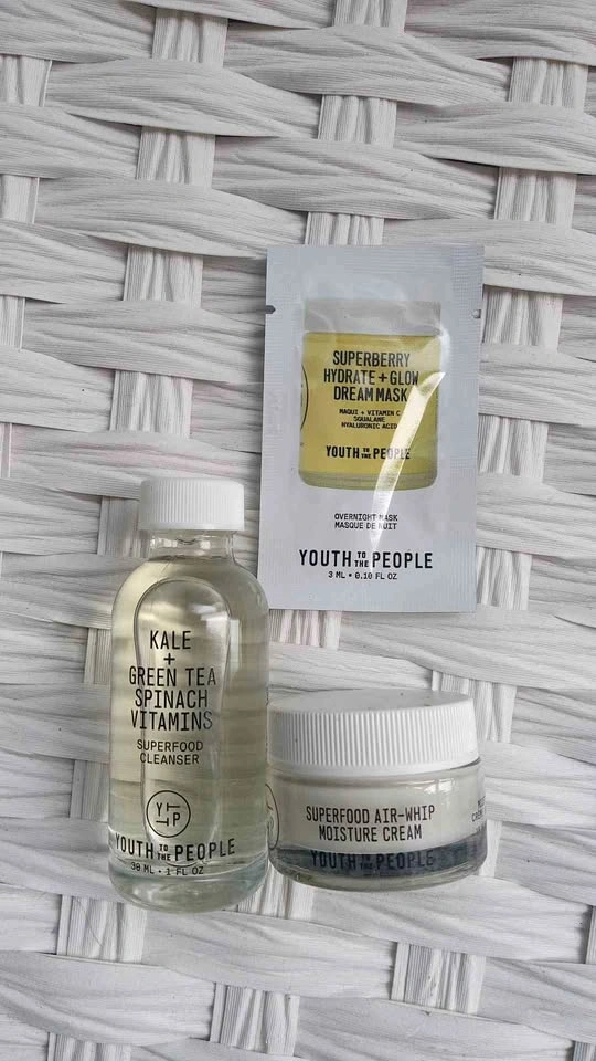 Youth to the People Skincare Set Cleanser Moisturizer Mask