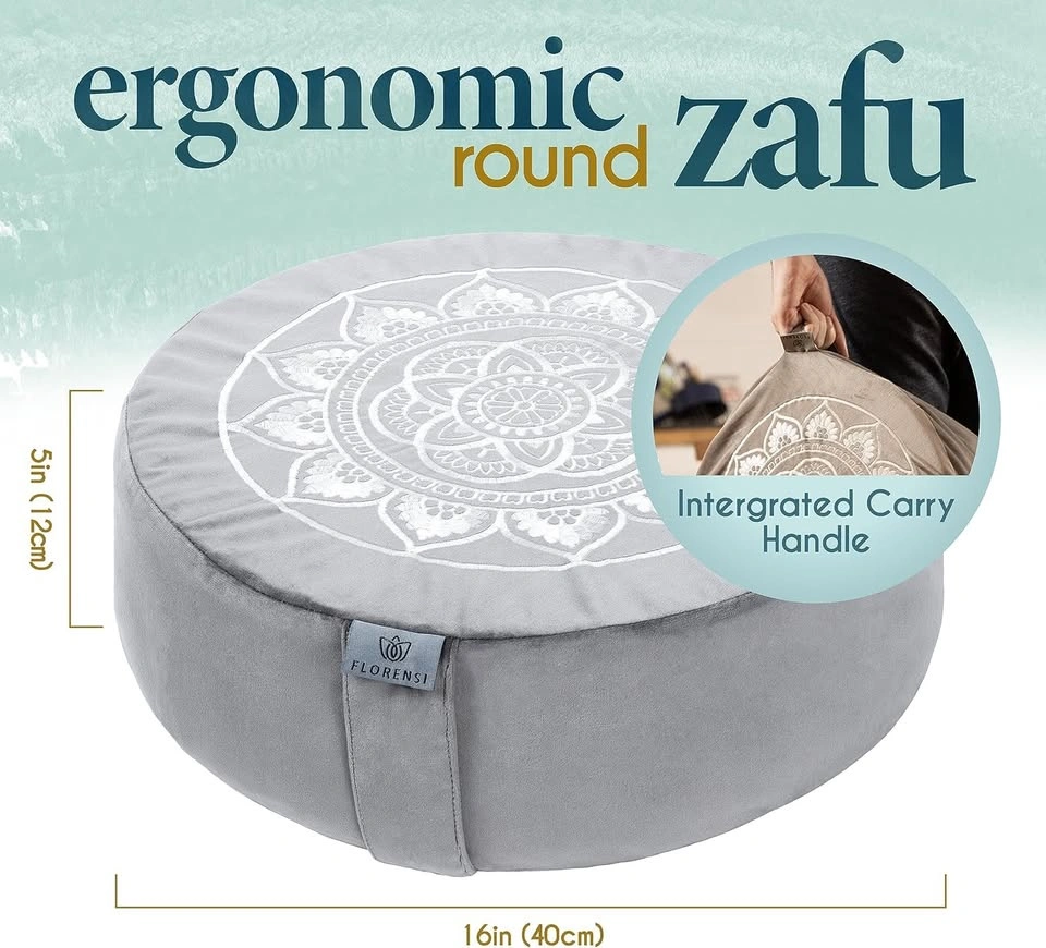Florensi Meditation Cushion & Zabuton Meditation Mat Bundle - photo 5