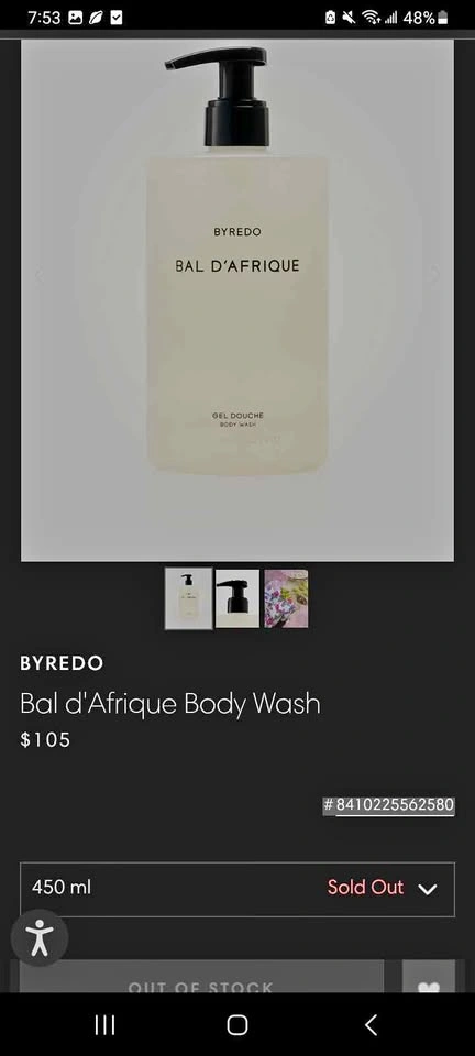 BYREDO Bal D'Afrique Body Lotion 40ml