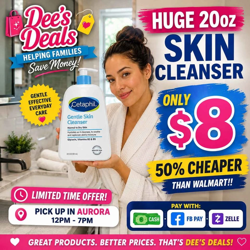 Cetaphil Cleanser Big 20oz only $8!! - photo 2
