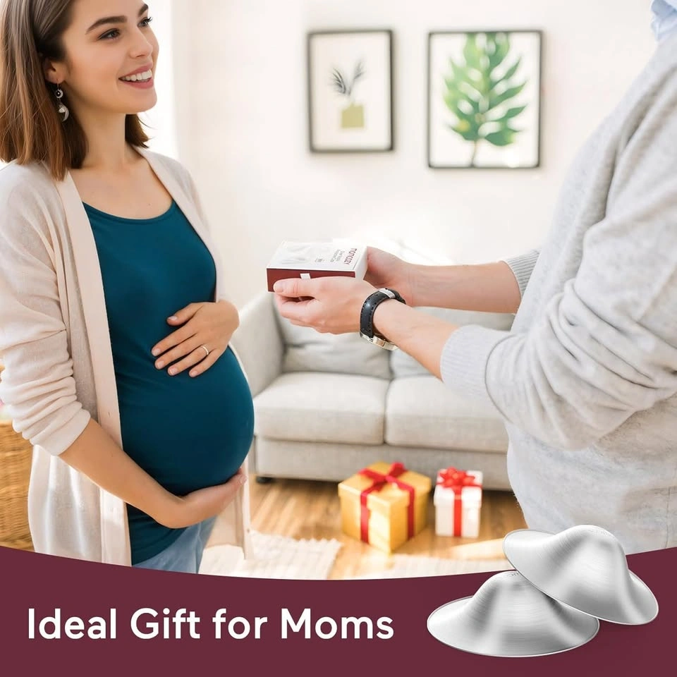 Momcozy 999 Silver Nursing Cups, Hole-Free Design - photo 3