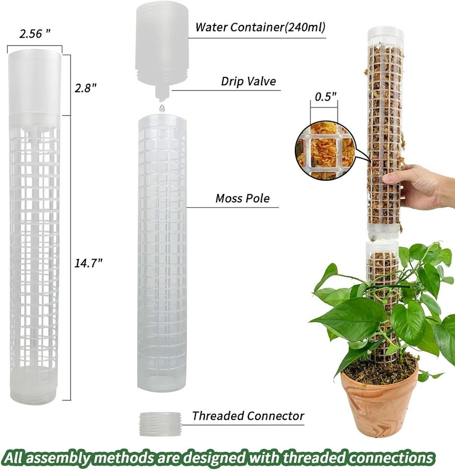 JEGU Self-Watering Moss Pole for Monstera Plant Support - photo 3