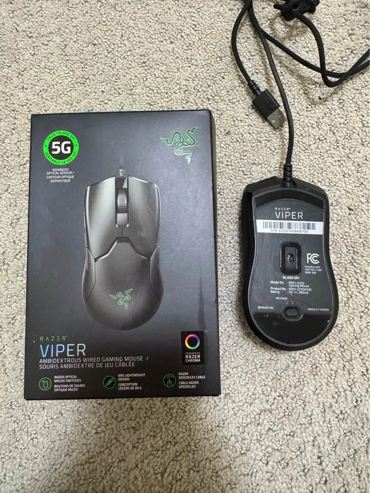 Razer Viper Ambidextrous Wired Gaming Mouse - photo 2
