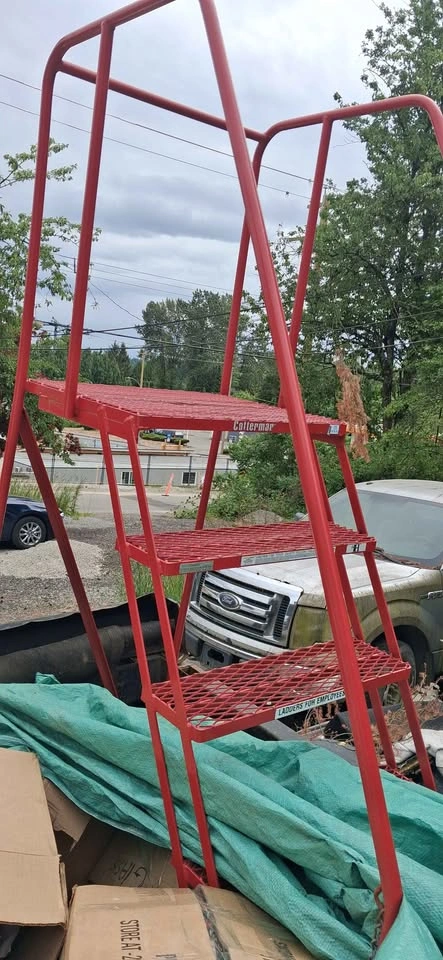 6-step Cotterman Industrial Rolling Warehouse Ladder - photo 2