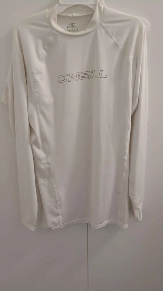 O'NEILL Mens Basic Skins 50+ Rash Guard White Shirt - photo 5