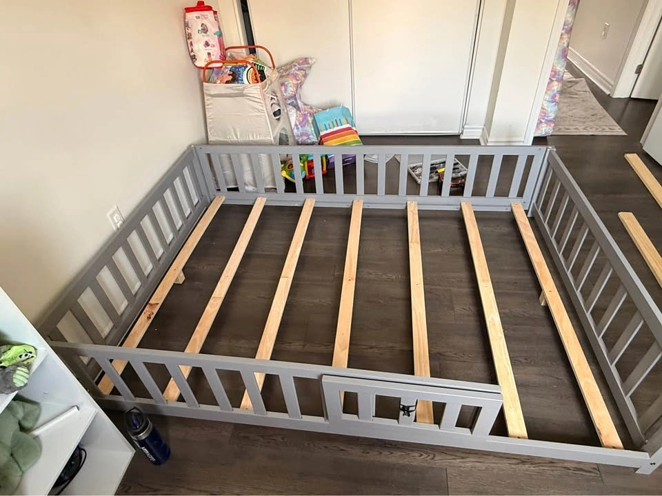 Giantex full floor bed (frame only - no mattress) - photo 4