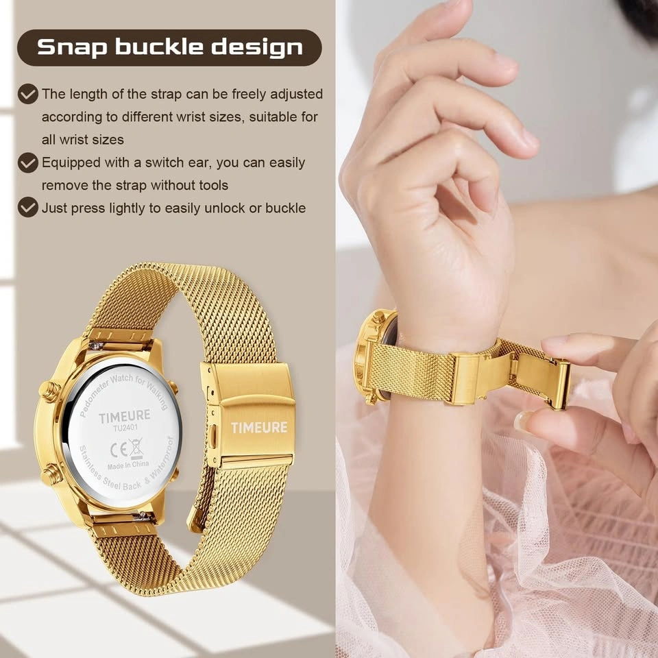 TIMEURE Women's Step Counter Watch - photo 5