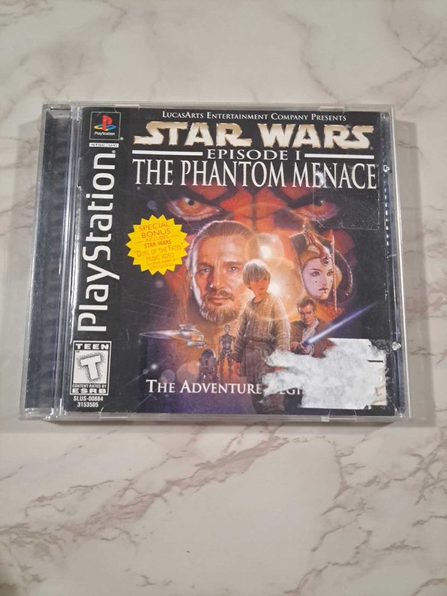 PS1 Star Wars Episode 1 The Phantom Menace