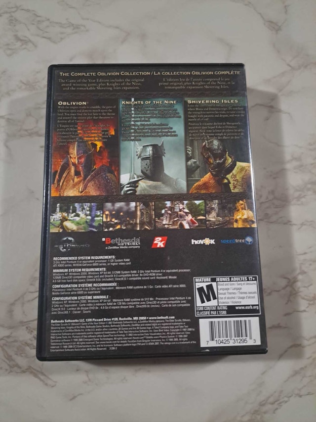 PC The Elder Scrolls IV Oblivion GOTY - photo 2