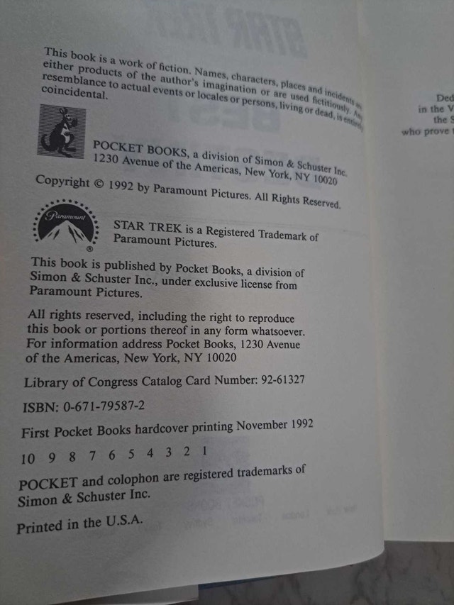 Star Trek Hardcover Books - photo 5