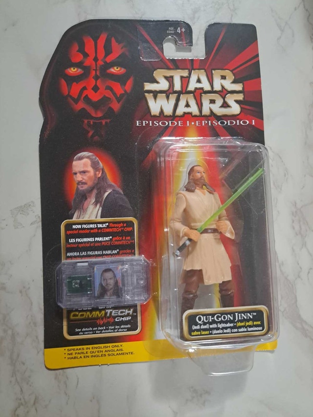 New Star Wars Episode 1 Qui-Gon Jinn Figure
