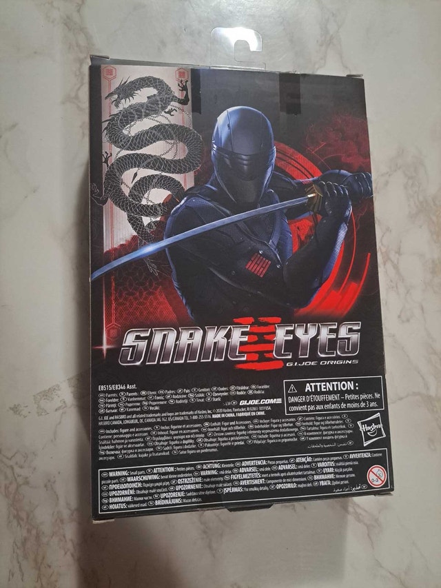 G.I. Joe Classified Series Snake Eyes Figure - photo 2