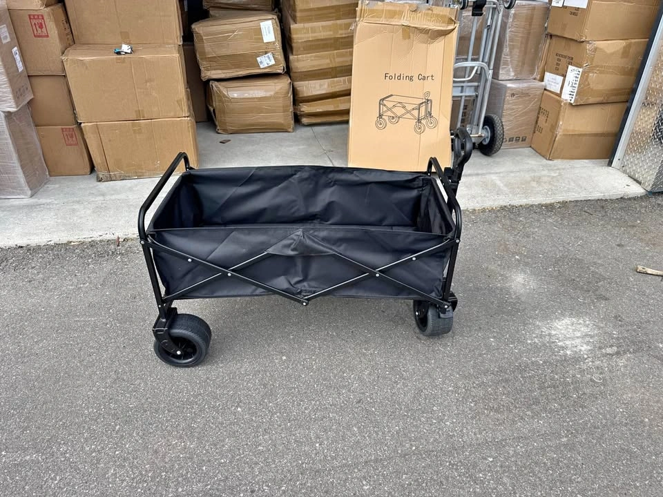 Heavy-Duty Folding Shopping Cart / Utility Wagon, Only Cash