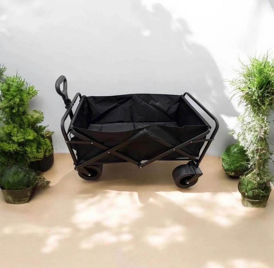 Heavy-Duty Folding Shopping Cart / Utility Wagon, Only Cash - photo 5