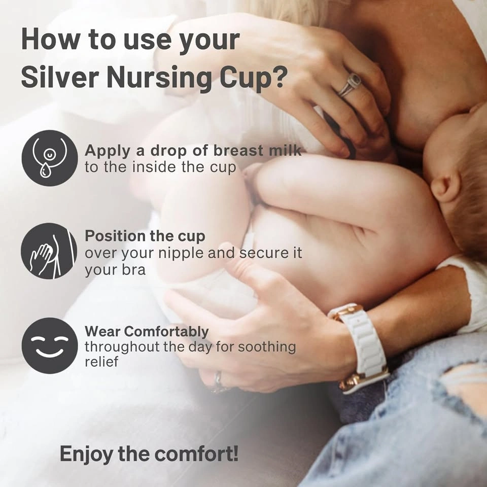 Original Silver Nursing Cups - XL - photo 4