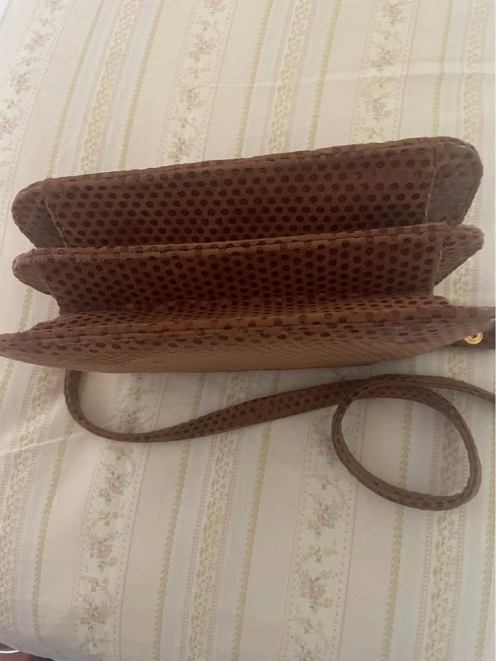 Vintage Ashneil Brown Leather and Suede Purse - photo 3