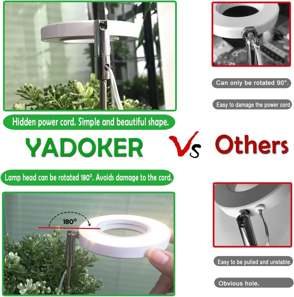 yadoker Plant Grow Light, LED Growing Light Full Spectrum - photo 5