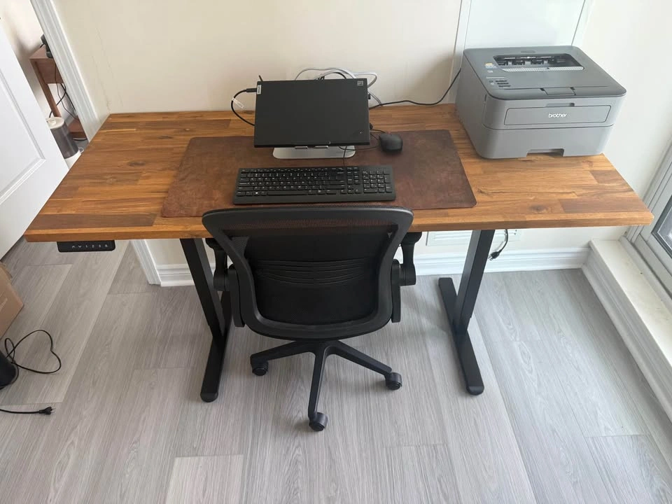 Solid Wood Dual Motor Electric Standing Desk - photo 5