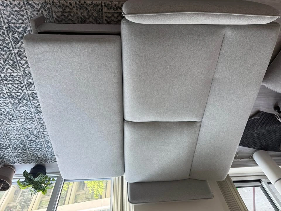 Light Gray Sleeper Sofa Structube Veronique - photo 4