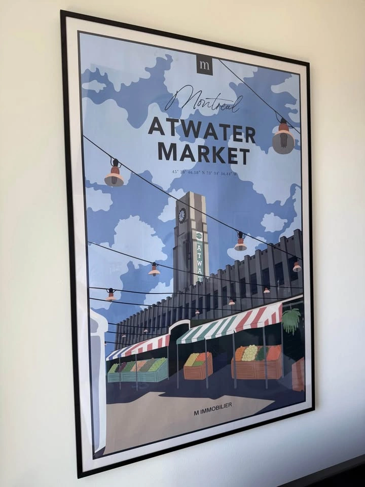 4 x metal Framed Montreal Landmark Art Prints - IKEA - photo 2