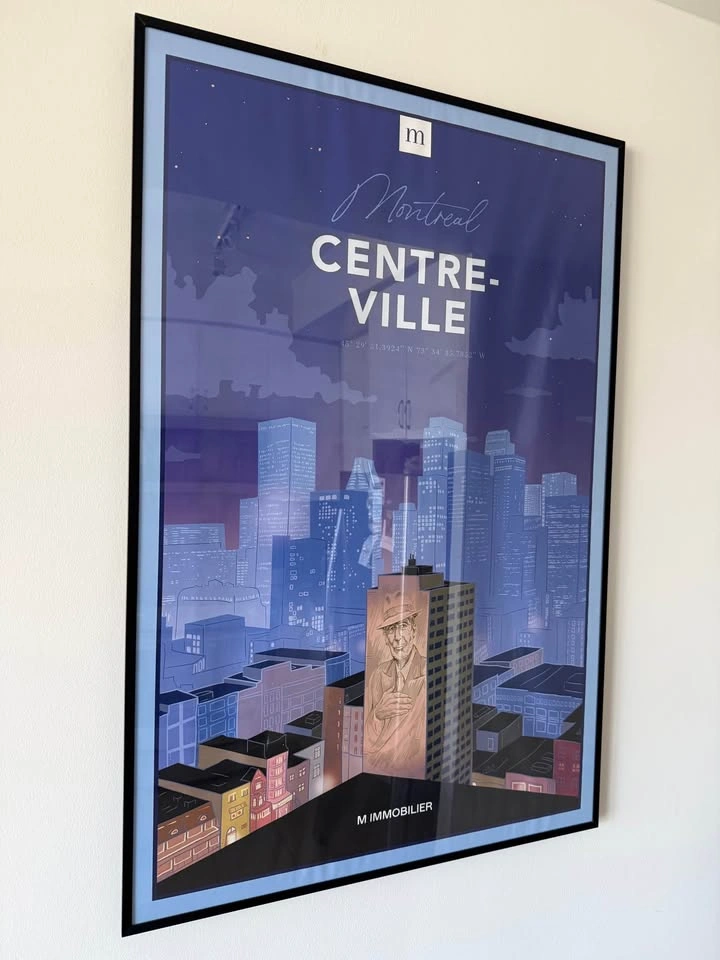 4 x metal Framed Montreal Landmark Art Prints - IKEA - photo 5