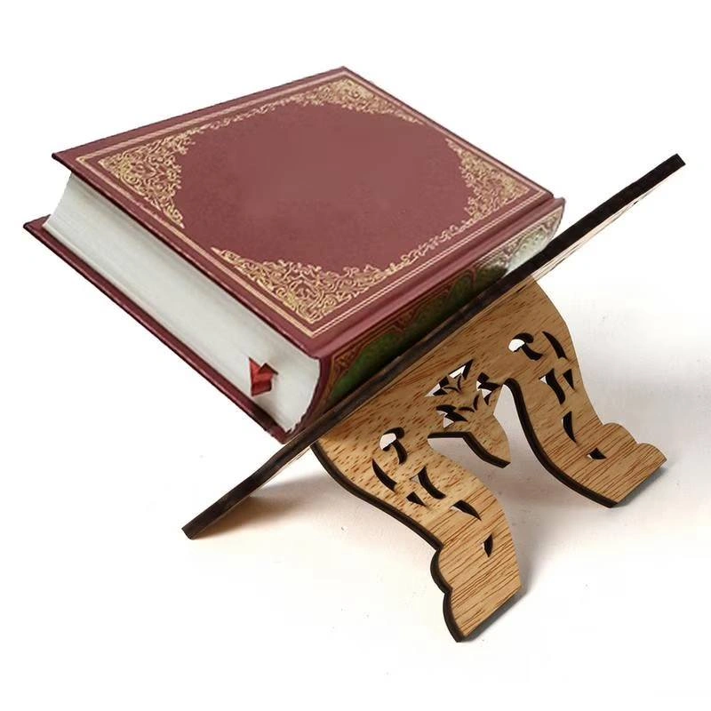 Plywood Quran Book Stand Holder - Wooden Islamic Decor (6 Pack) - photo 5