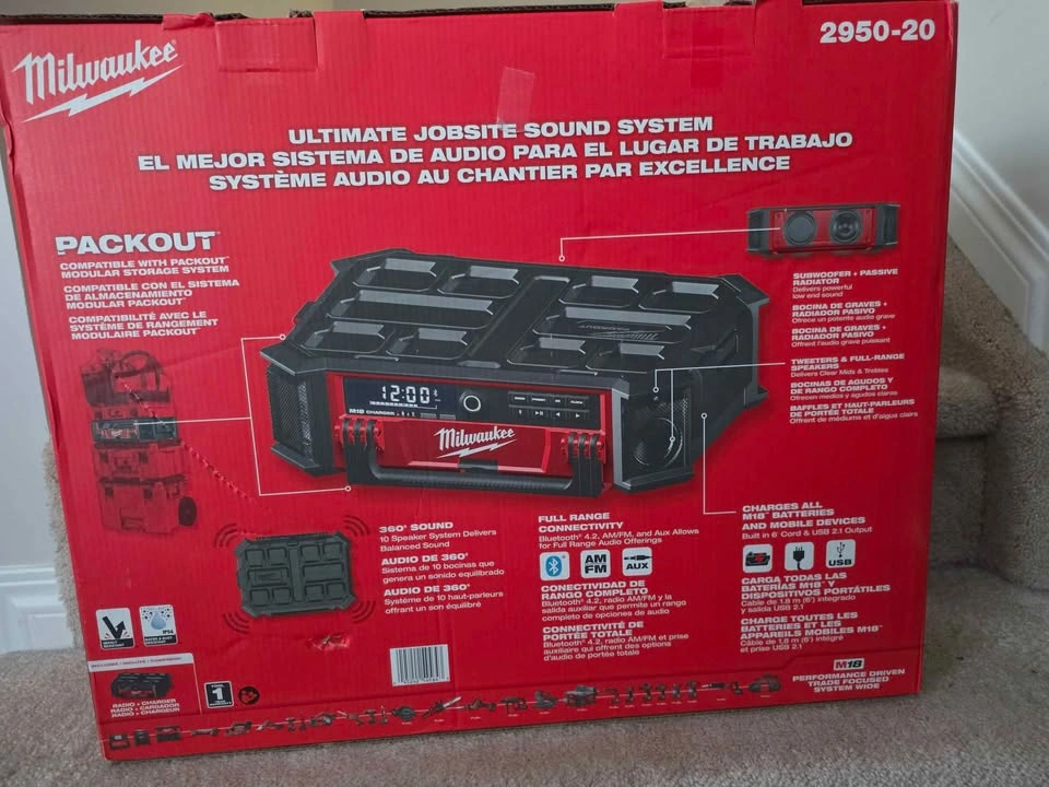 M18 Pack out Radio and Charger 2950-20 - photo 3