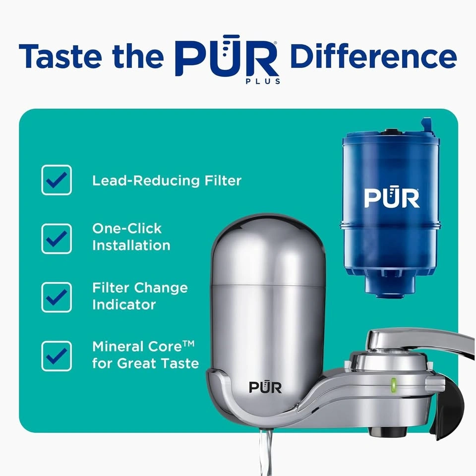 PUR Plus Vertical Faucet Mount Water Filtration System - photo 4