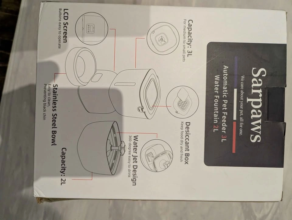 Automatic Cat Feeder and Water Dispenser - New - photo 2
