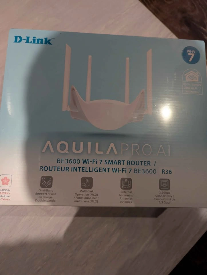 DLINK Wifi 7 Router with 2.5Gbe Ports - New - photo 2