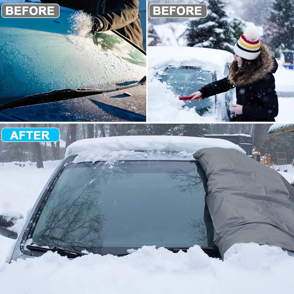 Windshield Cover for Ice and Snow Heavy Duty 600D Oxford Fabric - photo 5