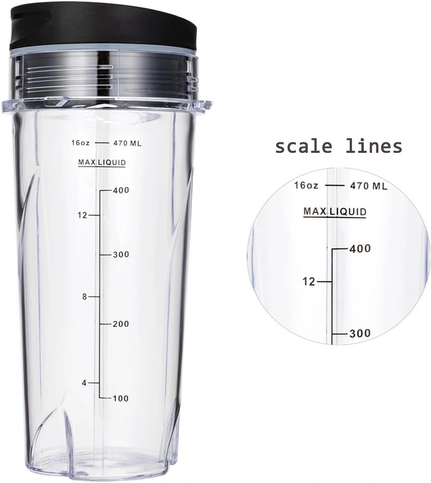 QB3001SS/QB3000SS Replacement 16oz Blender Cups for Ninja - photo 4