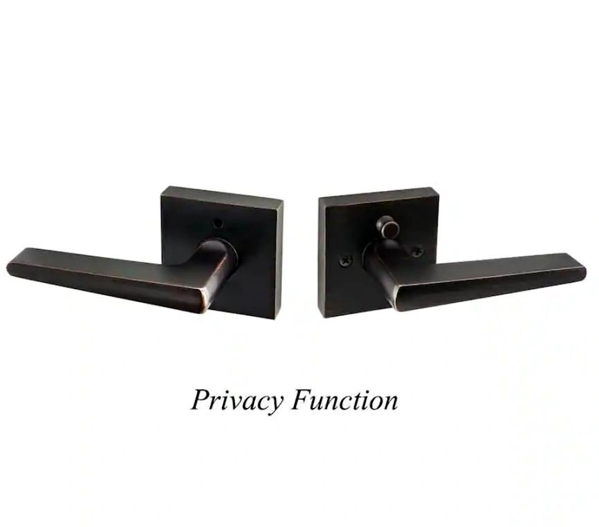Sure-Loc Hardware BS102 11P RH Basel Privacy Lever, Vintage Bron