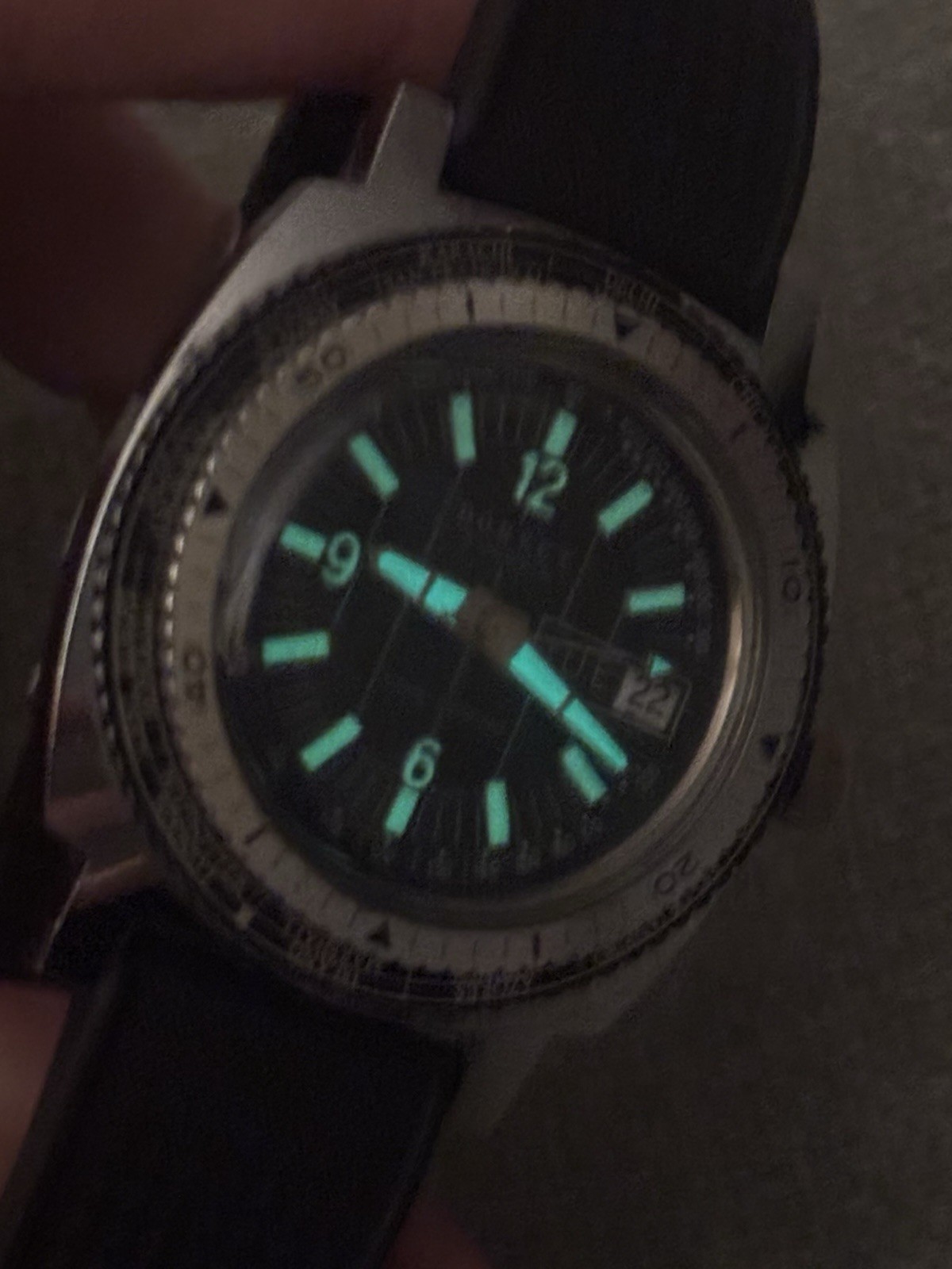vintage Swiss "Skin Diver" watch from the 1960s windup Dorset - photo 2