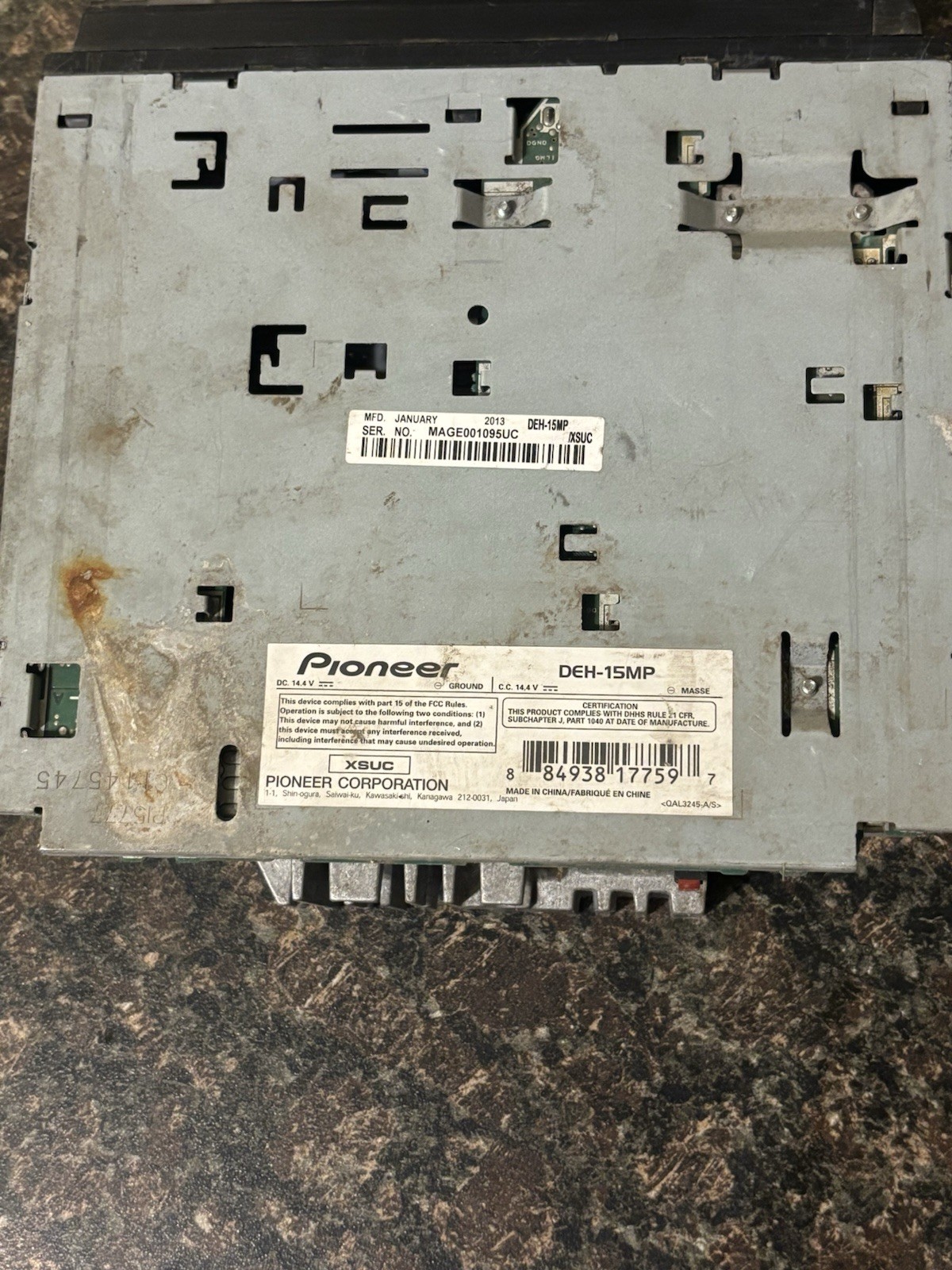 Pioneer Car Stereo DEH-15MP 2013 (Missing Turn Dial) - photo 5