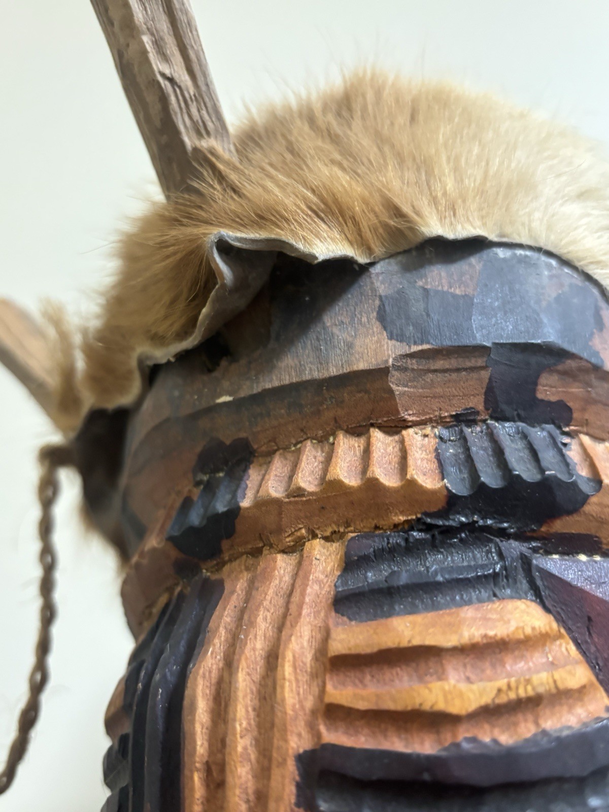 Djembe Voodoo Ritual African Drum Handmade Tribal Wood Natural S - photo 4