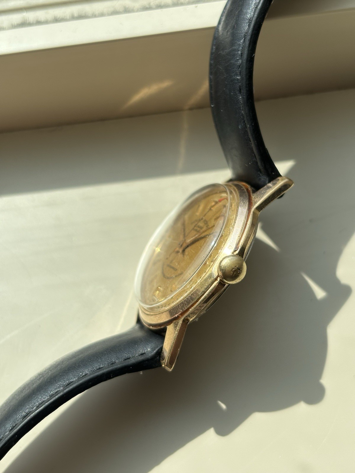 Swiss Vintage Gold Tone 21 Jewels Watch Mount Royal Vintage - photo 5