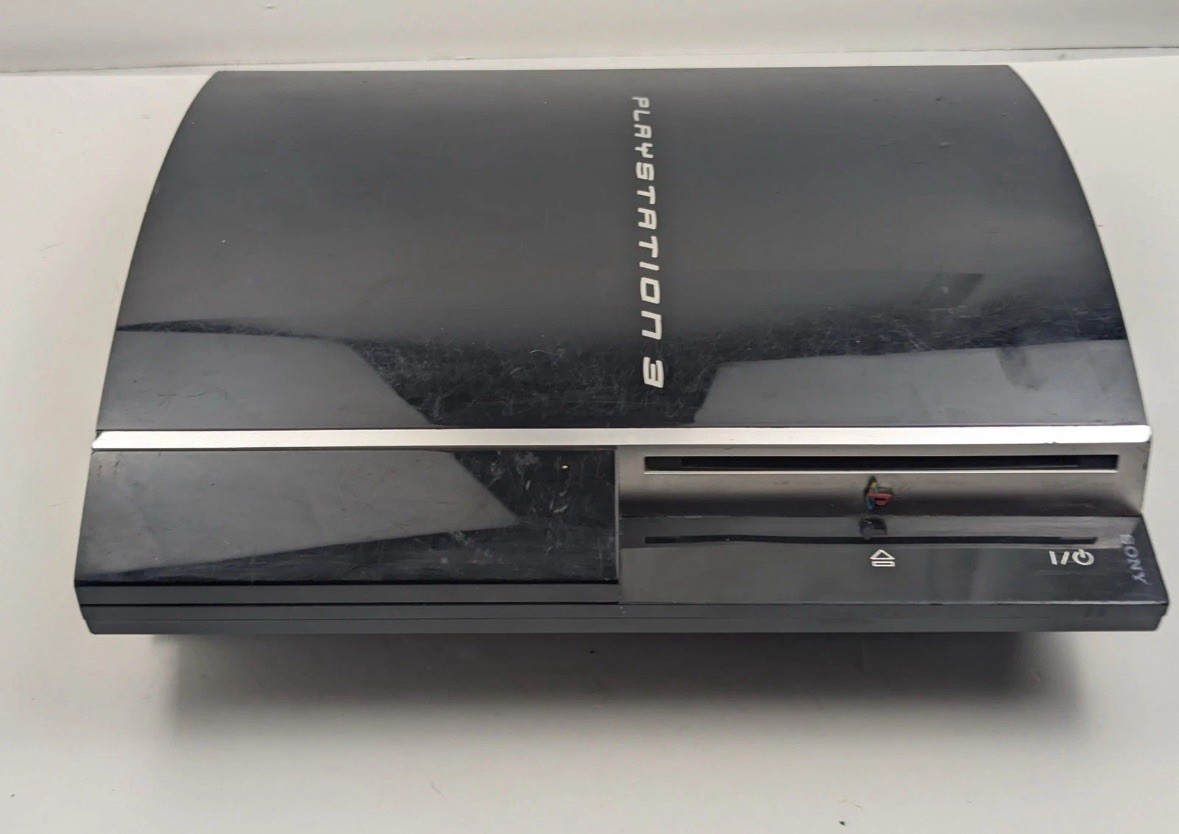 Sony PlayStation 3 PS3 CECHL01 Console System Black Fat Model